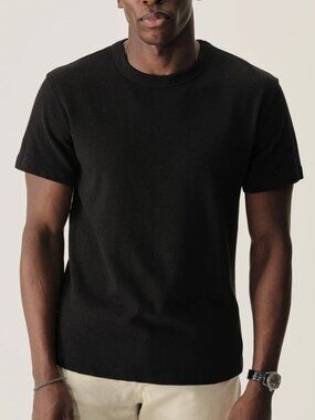 Buck Mason Field Spec Cotton Heavy Tee Size L Black